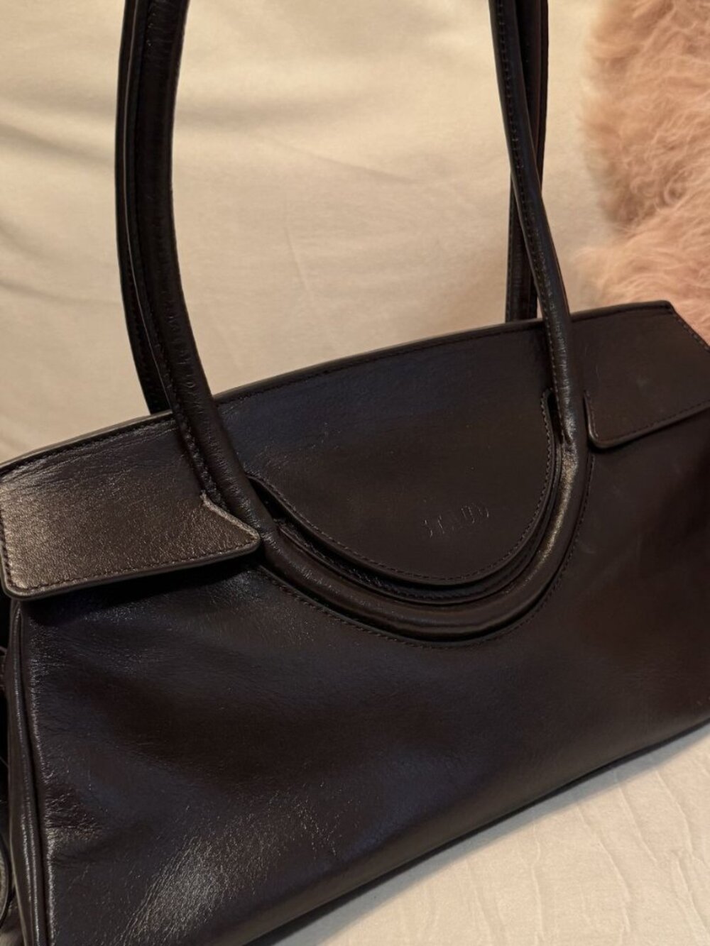 STAUD Maude Shoulder Bag – Espresso Brown Leather Handbag - Picture 7 of 10